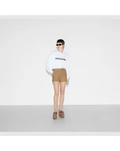 Gucci Printed cotton jersey sweatshirt