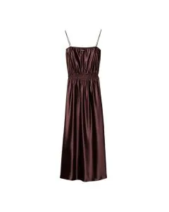 MIU MIU Long satin dress