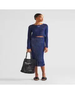 Prada Crochet tote bag