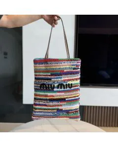 MIU MIU Crochet tote bag