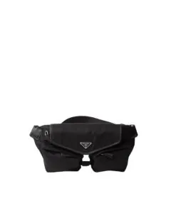 Prada Re-Nylon and leather shoulder bag