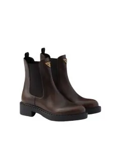 Prada Leather Chelsea boots