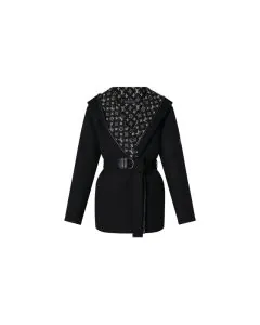 LV Belted Short Wrap Pea Coat