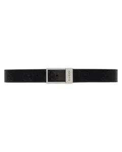 Gucci GG belt with rectangular buckle