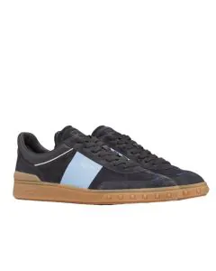 Valentino UPVILLAGE LOW TOP SNEAKER IN SPLIT LEATHER AND CALFSKIN NAPPA LEATHER