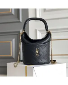 YSL GABY bucket bag in lambskin