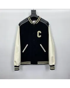 Celine classic teddy jacket in textured wool