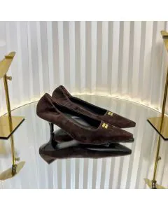 MIU MIU Ruches suede pumps