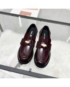 MIU MIU Leather loafers