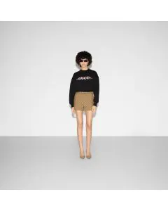 Gucci Printed cotton jersey sweatshirt