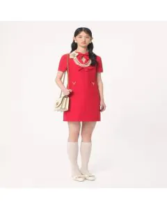 Valentino CREPE COUTURE SHORT DRESS