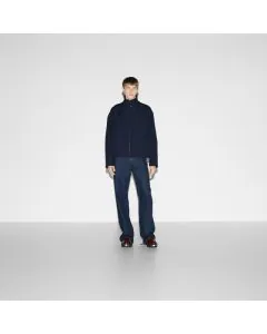 Gucci Wool acetate zip jacket with embroidery
