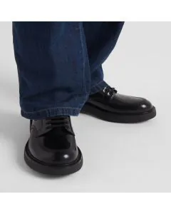 Prada Brushed leather derby shoes