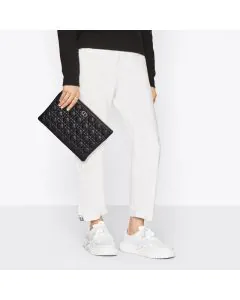 Large Dior Caro Daily Pouch