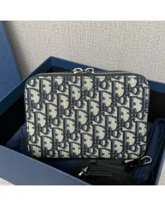 Dior Zipped Pouch with Strap
