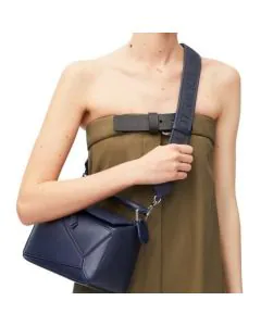 LOEWE Small Puzzle bag in satin calfskin