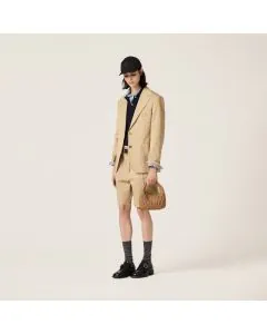 MIU MIU Wander matelassé nappa leather hobo bag