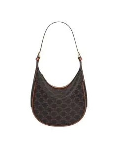 Celine SMALL HELOÏSE BAG CUIR TRIOMPHE IN TRIOMPHE CANVAS & CALFSKIN