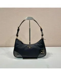 Prada Re-Edition 2002 Re-Nylon and brushed leather shoulder bag