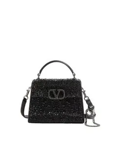 Valentino MINI VSLING HANDBAG WITH SPARKLING EMBROIDERY	