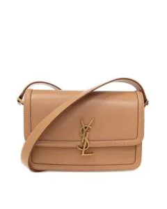 YSL SOLFERINO MEDIUM SATCHEL IN VEGETABLE-TANNED LEATHER