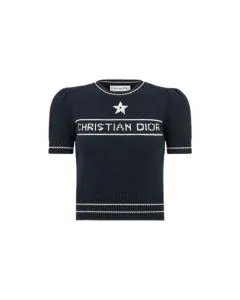 Christian Dior Short-Sleeved Sweater