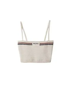 MIU MIU Cotton knit top