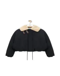 LOEWE Puffer jacket in technical cotton blend