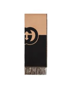 Gucci Wool with Interlocking G scarf