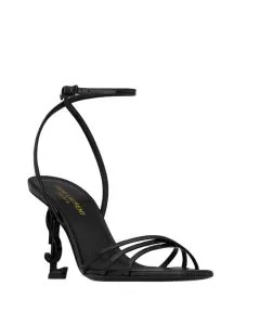 YSL OPYUM sandals in glazed leather