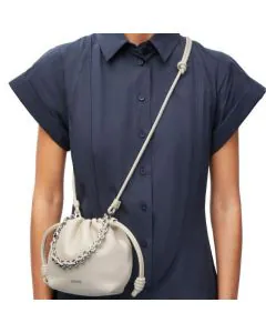 LOEWE Mini Flamenco Purse bag in mellow nappa lambskin