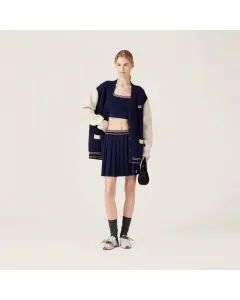 MIU MIU Wool and cashmere skirt