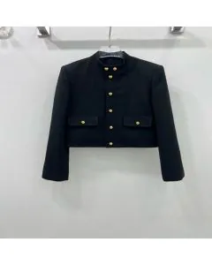 Celine Verneuil jacket in double faced wool tricotine