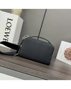 LOEWE Mini crossbody camera bag in soft grained calfskin
