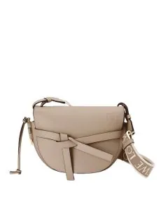 LOEWE Small Gate Dual bag in soft calfskin and jacquard