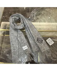 LOEWE Anagram scarf in wool and cashmere