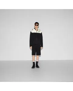 Gucci Technical cotton canvas hooded jacket