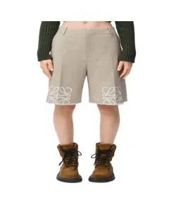 LOEWE Anagram shorts in wool