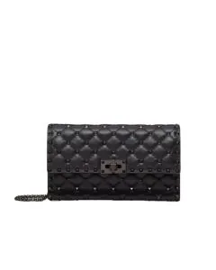 Valentino ROCKSTUD SPIKE CROSSBODY NAPPA LEATHER BAG