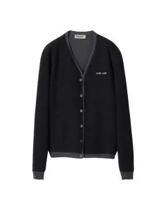 MIU MIU Silk cashmere cardigan sweater