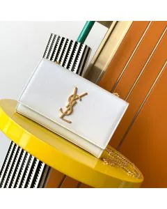 YSL KATE SMALL IN GRAIN DE POUDRE EMBOSSED LEATHER