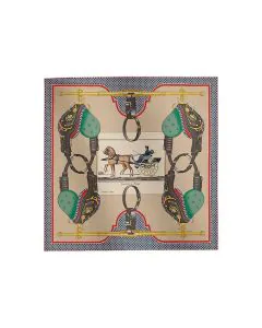 Hermès Carrick a Pompe scarf 45