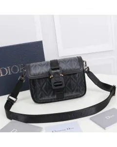 Mini Dior Hit the Road Messenger Bag with Flap