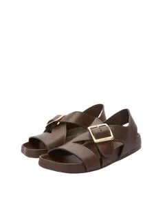 LOEWE Ease Buckle sandal in vegetal calfskin