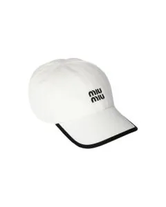 Miu Miu Drill baseball cap