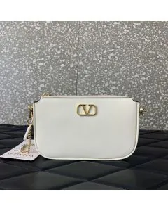 Valentino MINI VLOGO SIGNATURE CALFSKIN CROSSBODY BAG