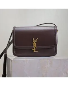 YSL SOLFERINO MEDIUM SATCHEL IN SMOOTH LEATHER
