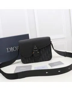 Dior Small Saddle Messenger Bag with Flap