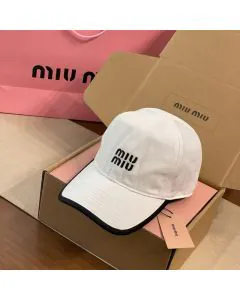 Miu Miu Drill baseball cap