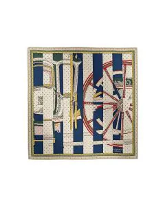 Hermès La Berline Bayadere scarf 45